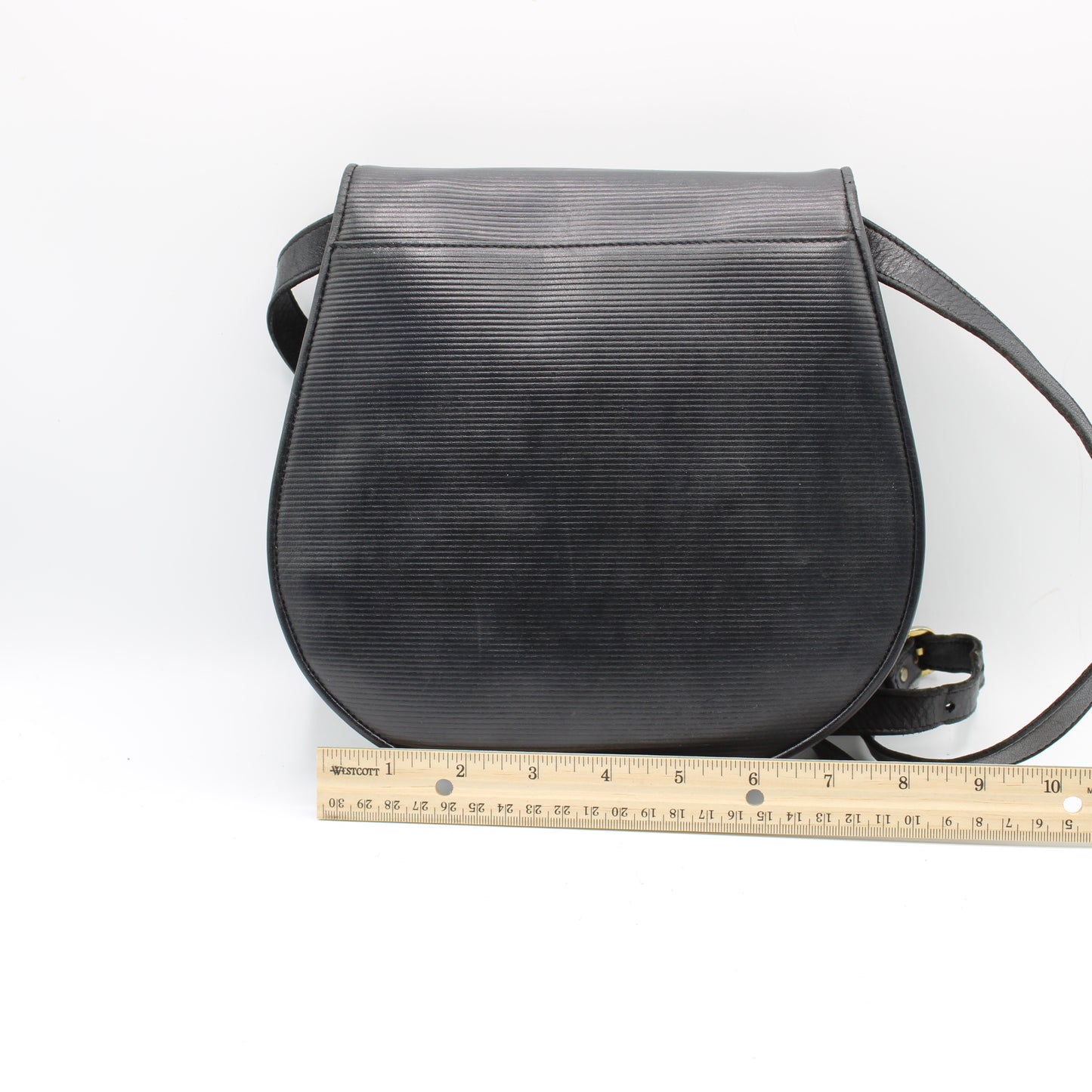 Yves Saint Laurent Black Leather Crossbody Flap Bag