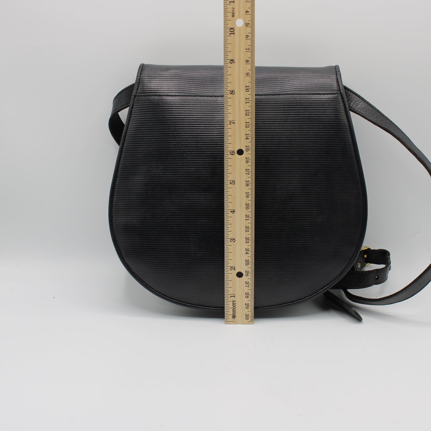 Yves Saint Laurent Black Leather Crossbody Flap Bag