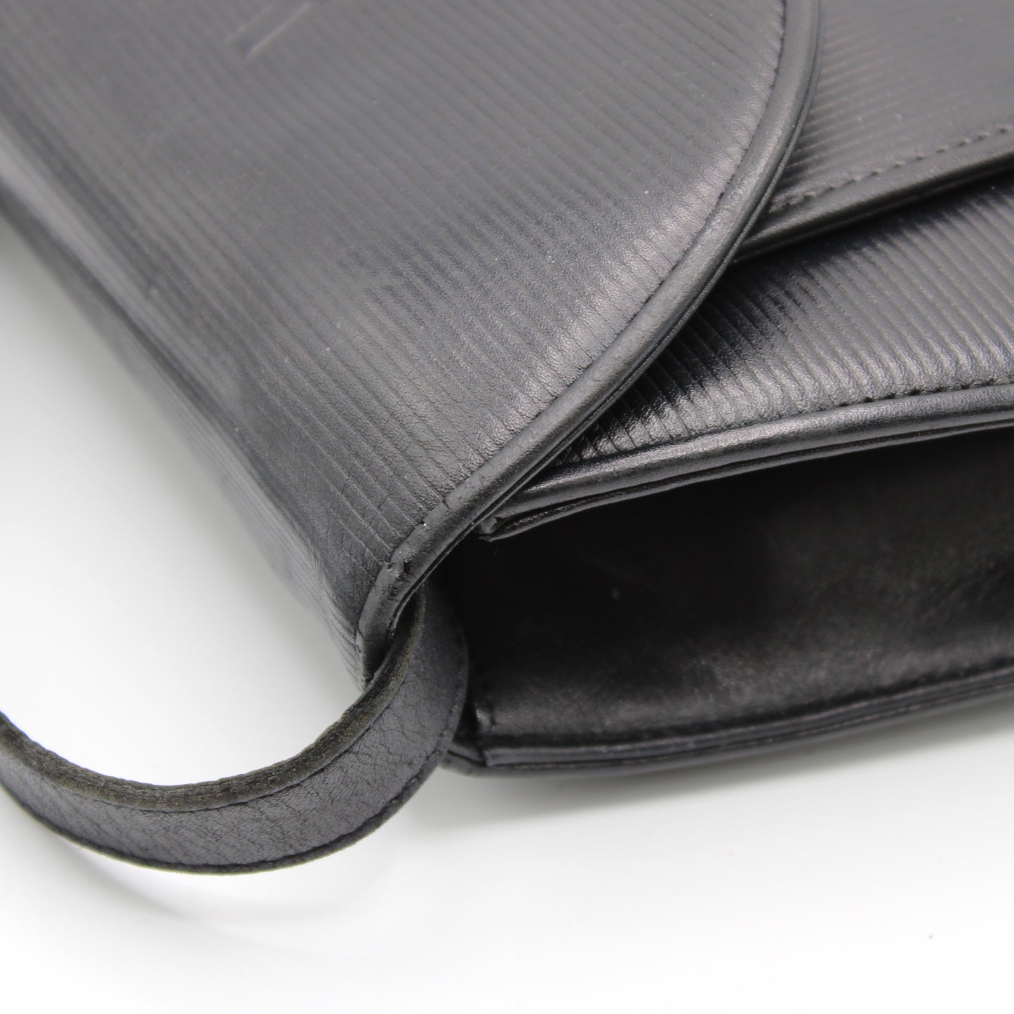 Yves Saint Laurent Black Leather Crossbody Flap Bag