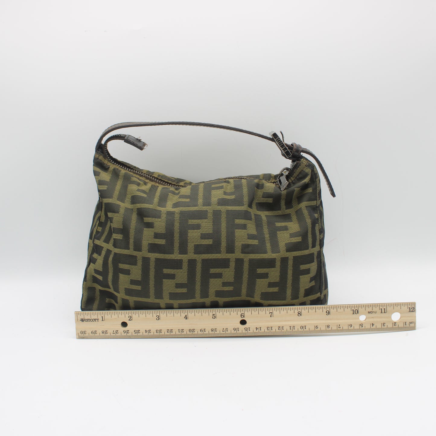 Fendi Brown Zucca Canvas Mini Hand Bag