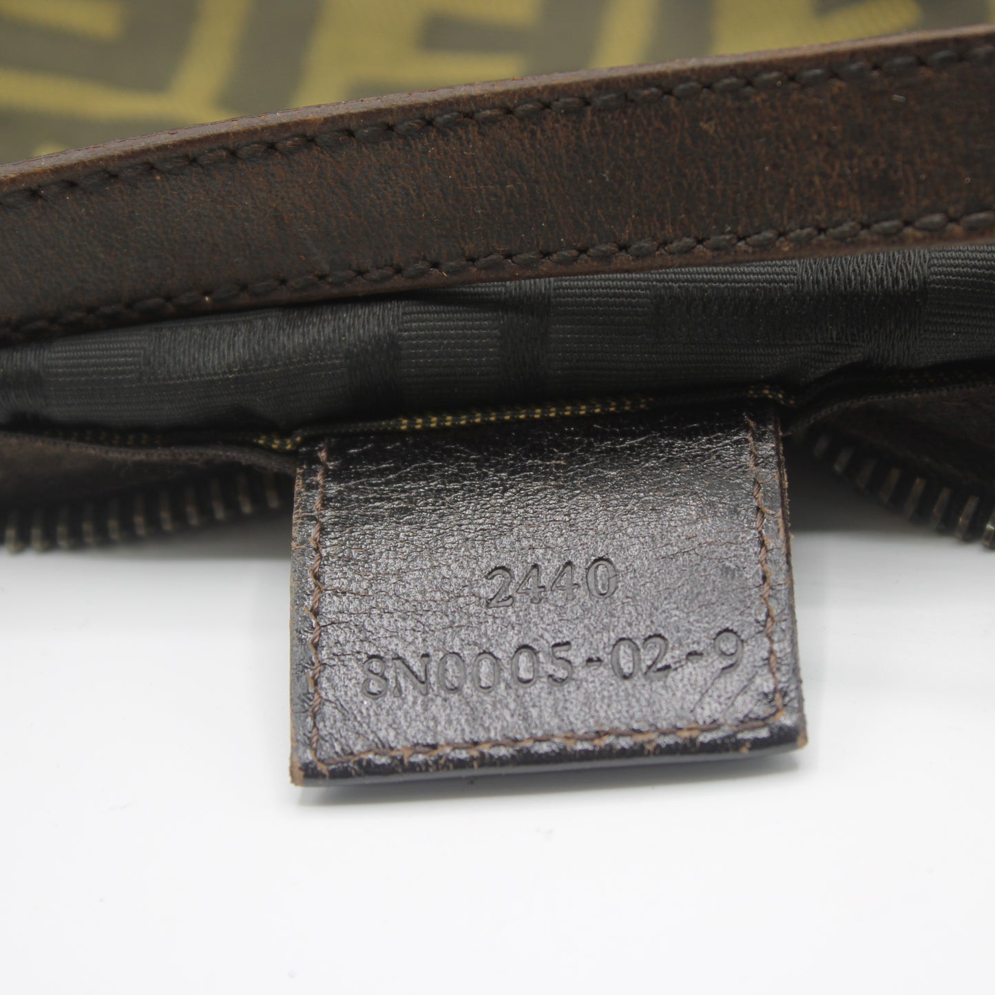 Fendi Brown Zucca Canvas Mini Hand Bag