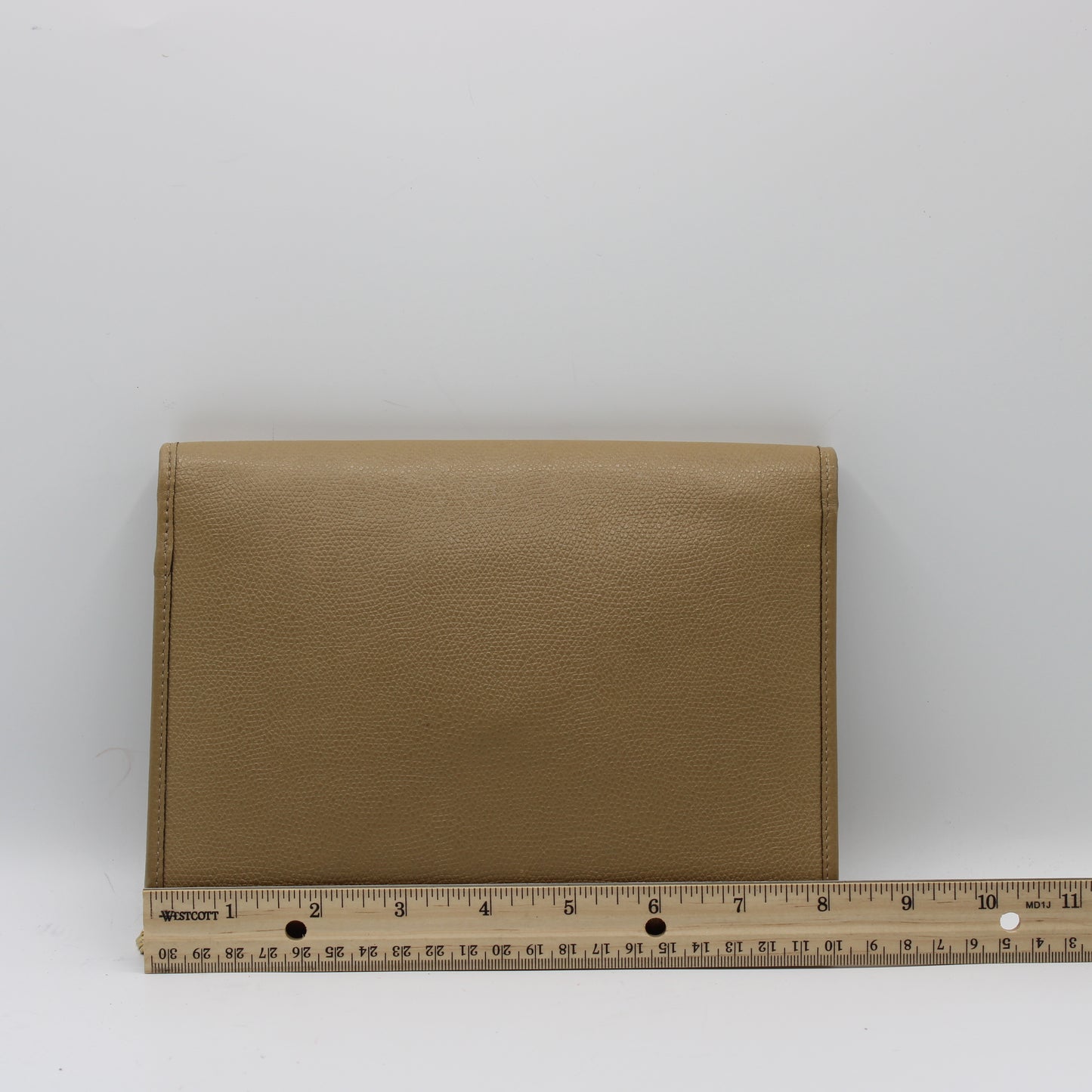 Christian Dior Beige Grained Leather Chain Crossbody Bag