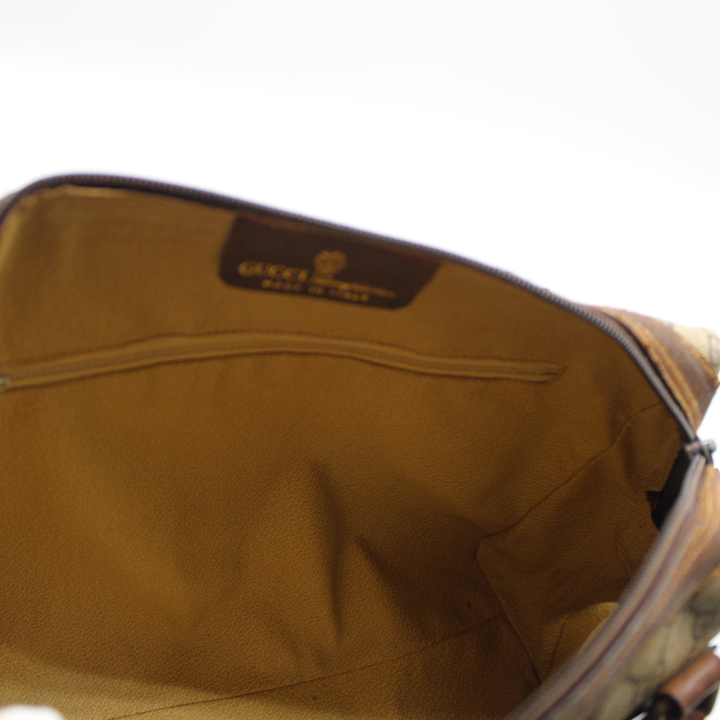 Gucci Brown GG Supreme Canvas Ophidia Boston Crossbody Bag