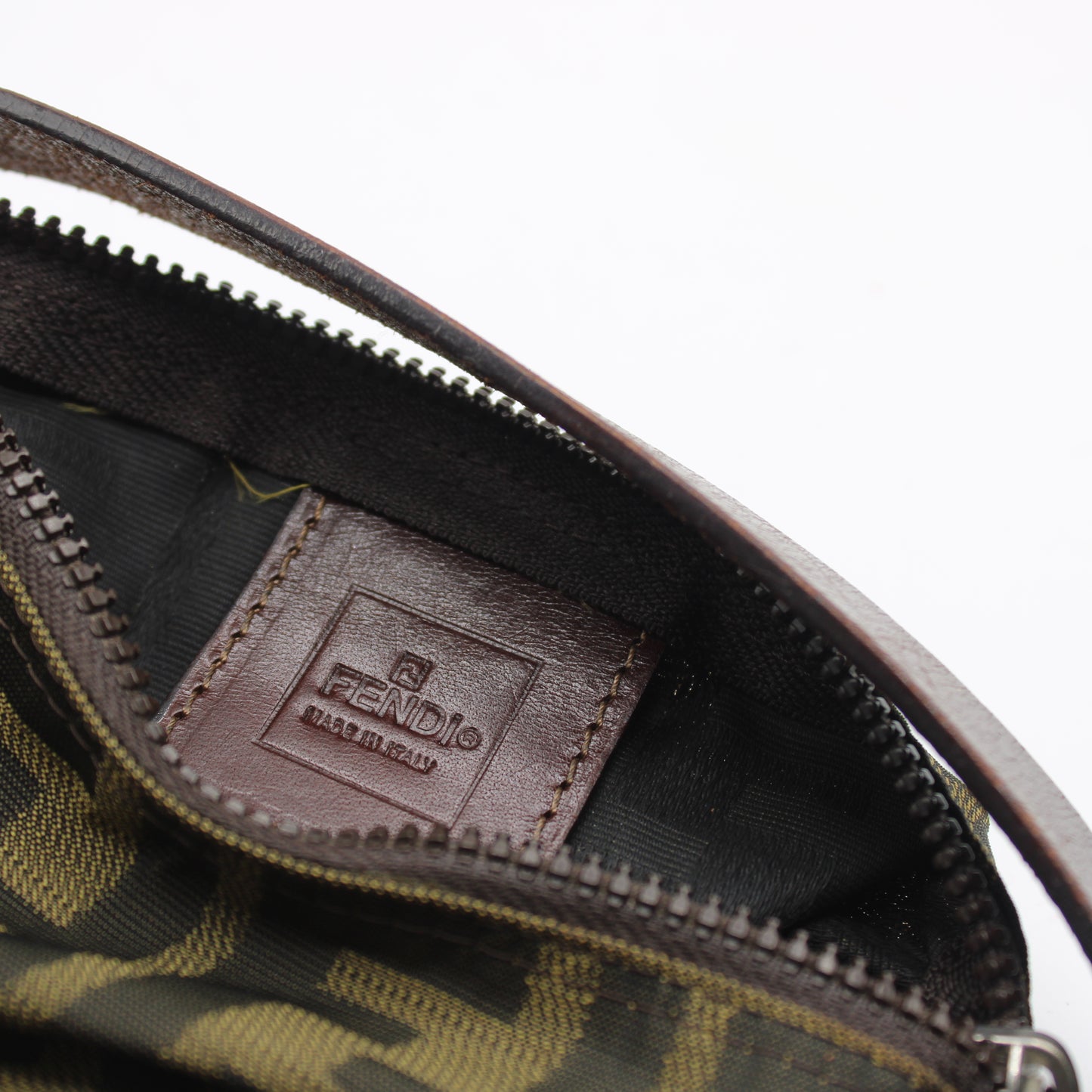 Fendi Brown Zucca Canvas Cylinder Mini Bag With Leather Handle #6