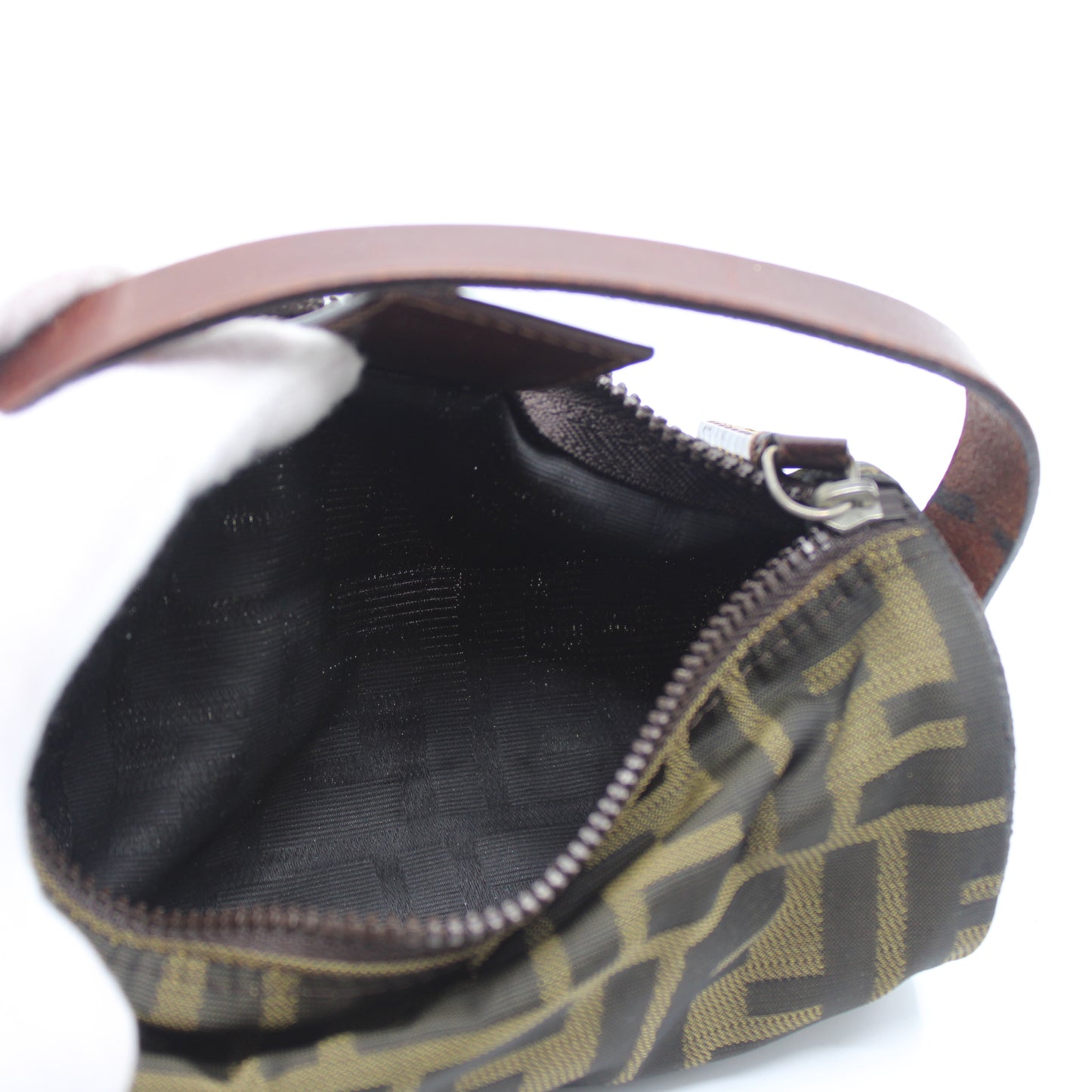 Fendi Brown Zucca Canvas Cylinder Mini Bag With Leather Handle #6