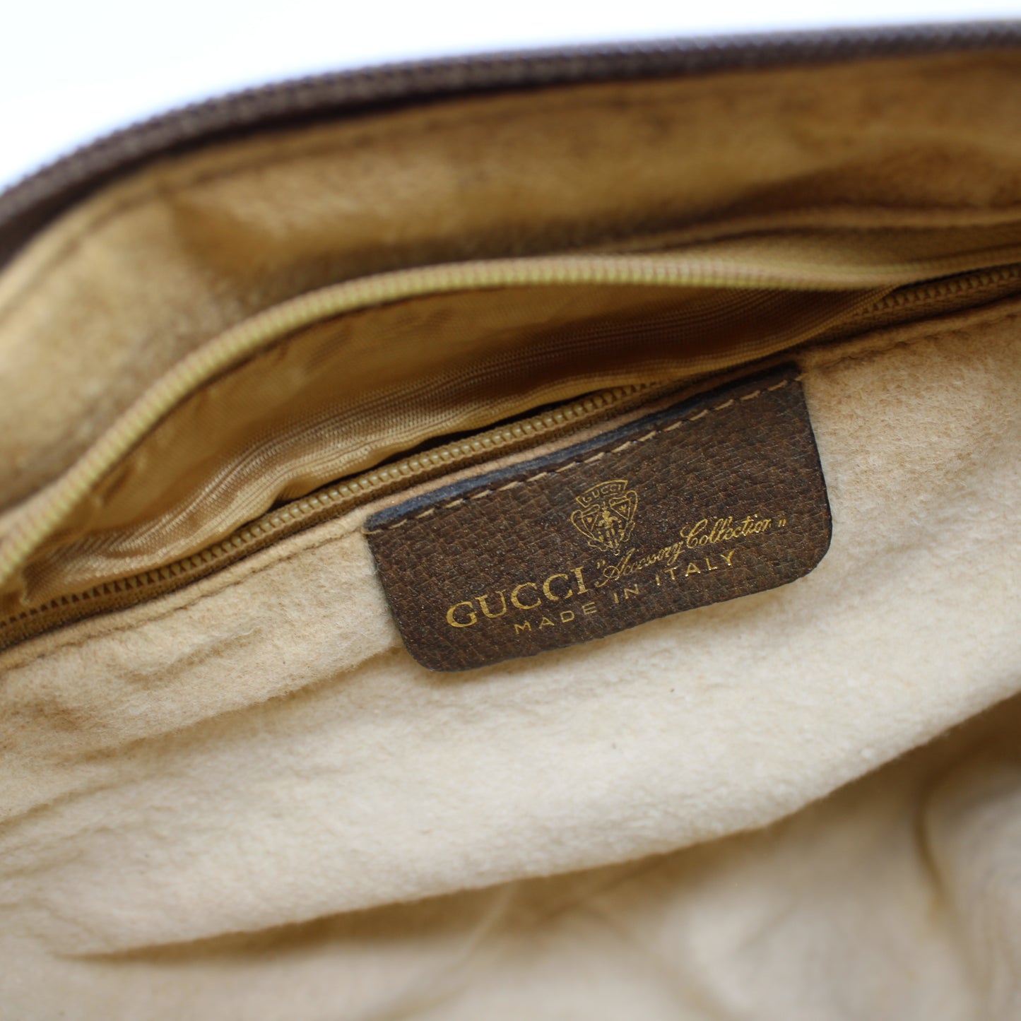 Gucci Beige Brown Coated Canvas Ophidia Hobo Shoulder Bag