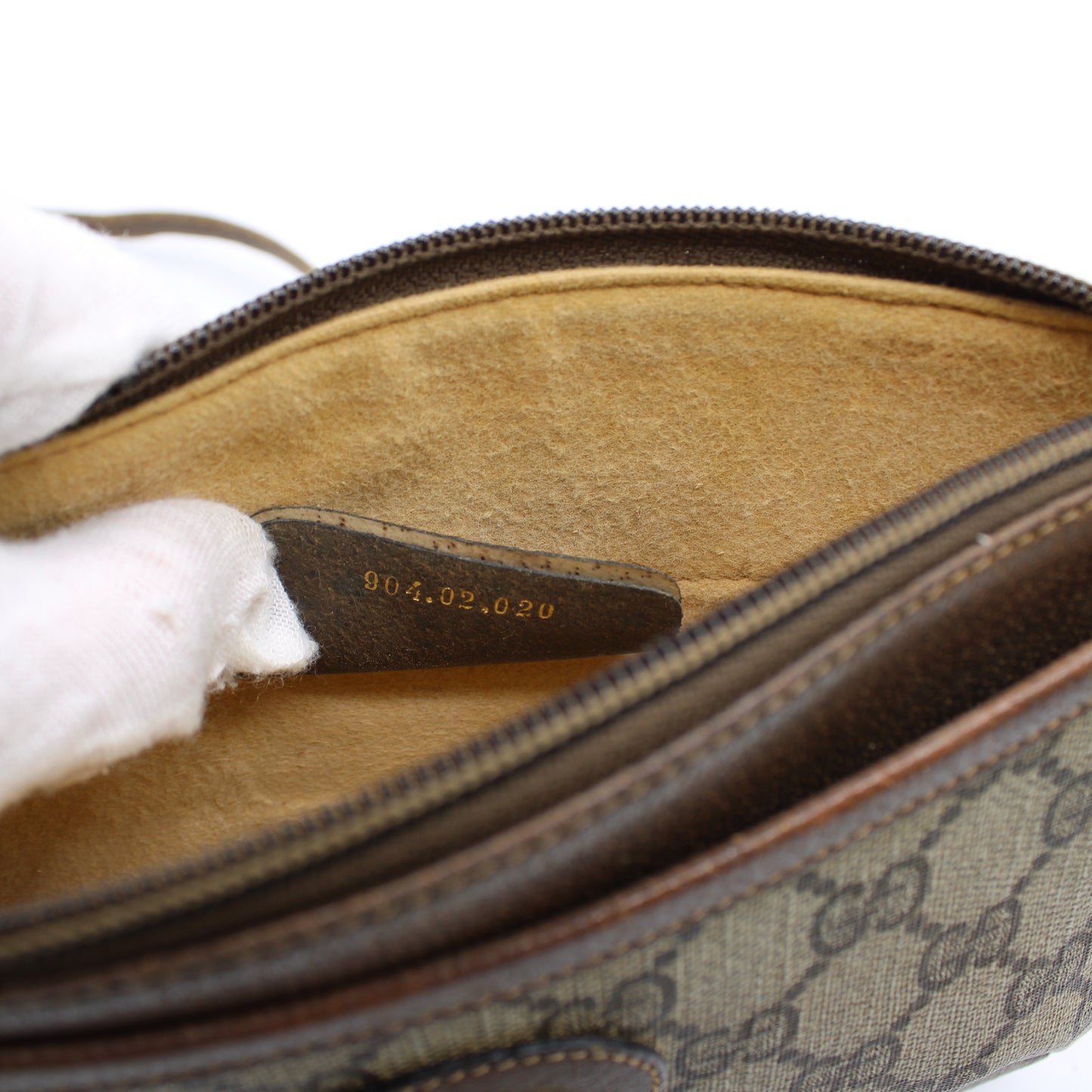 Gucci Brown GG Coated Canvas Leather Trim Mini Crossbody Bag