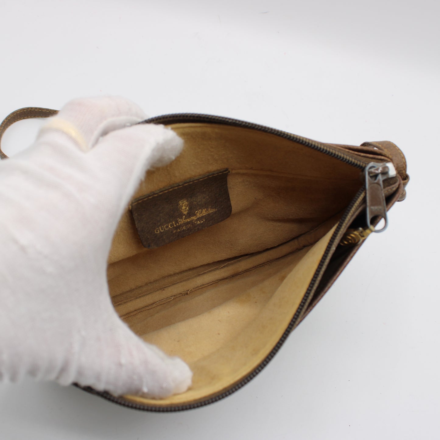 Gucci Brown GG Coated Canvas Leather Trim Mini Crossbody Bag