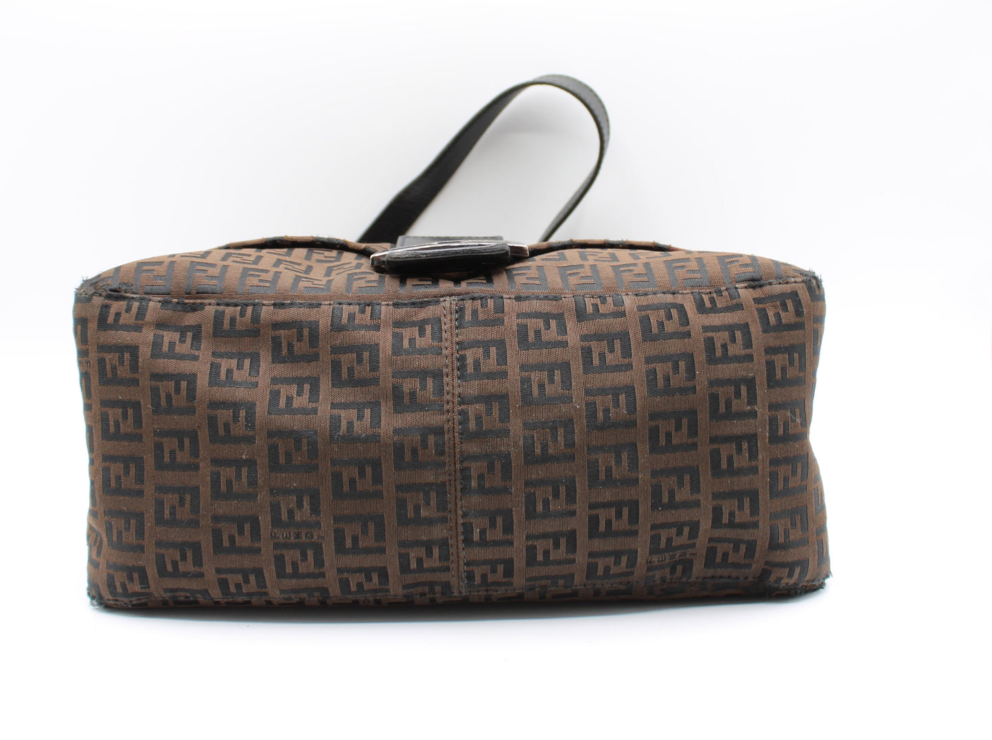 Fendi Brown Zucca Canvas Mama Baguette Shoulder Bag