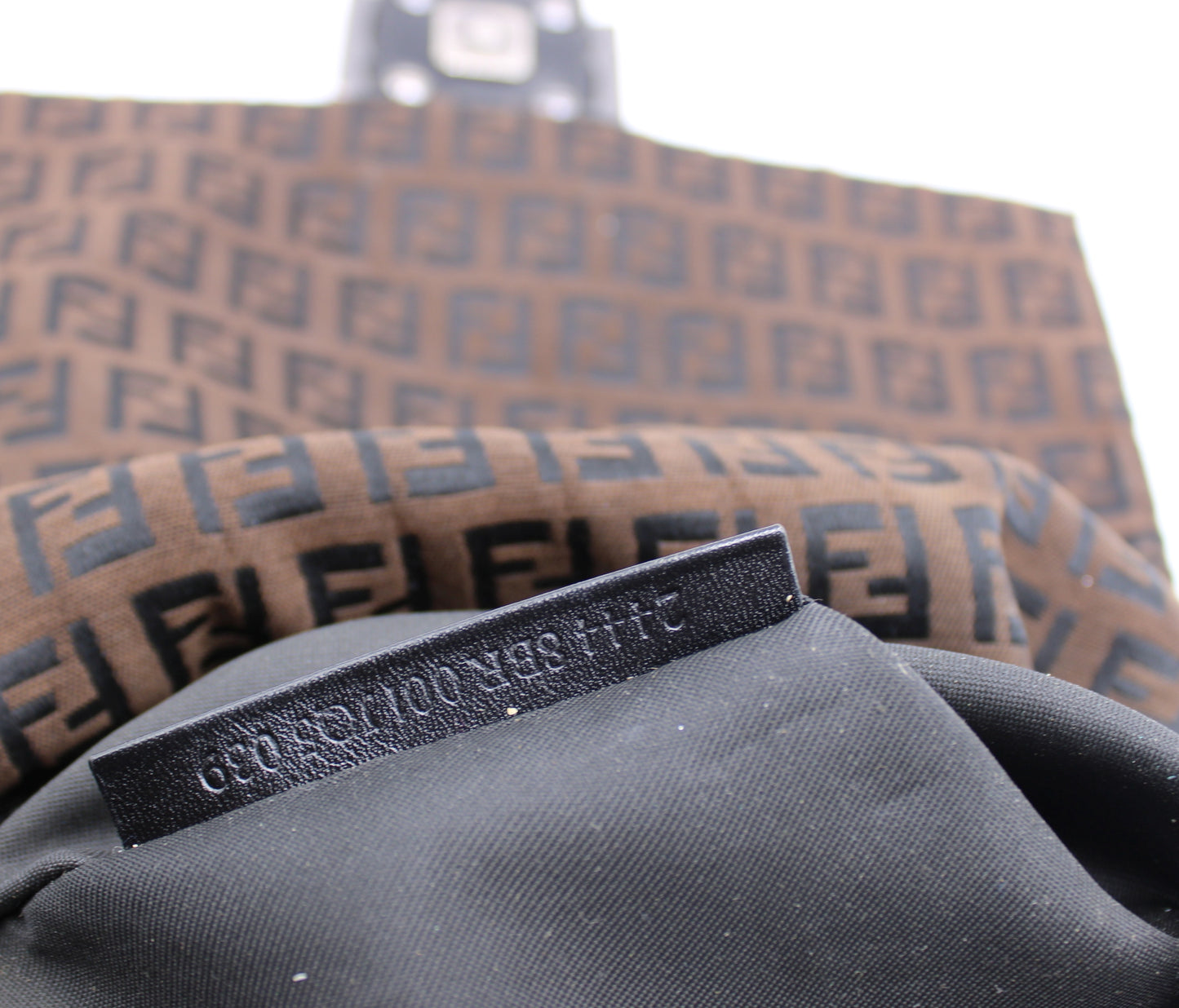 Fendi Brown Zucca Canvas Mama Baguette Shoulder Bag