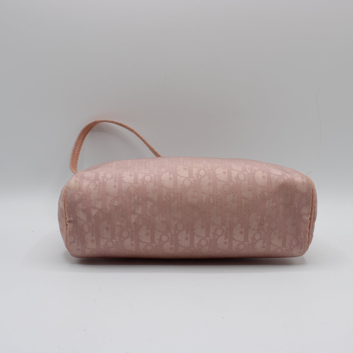 Christian Dior Pink Trotter Canvas Shoulder Bag