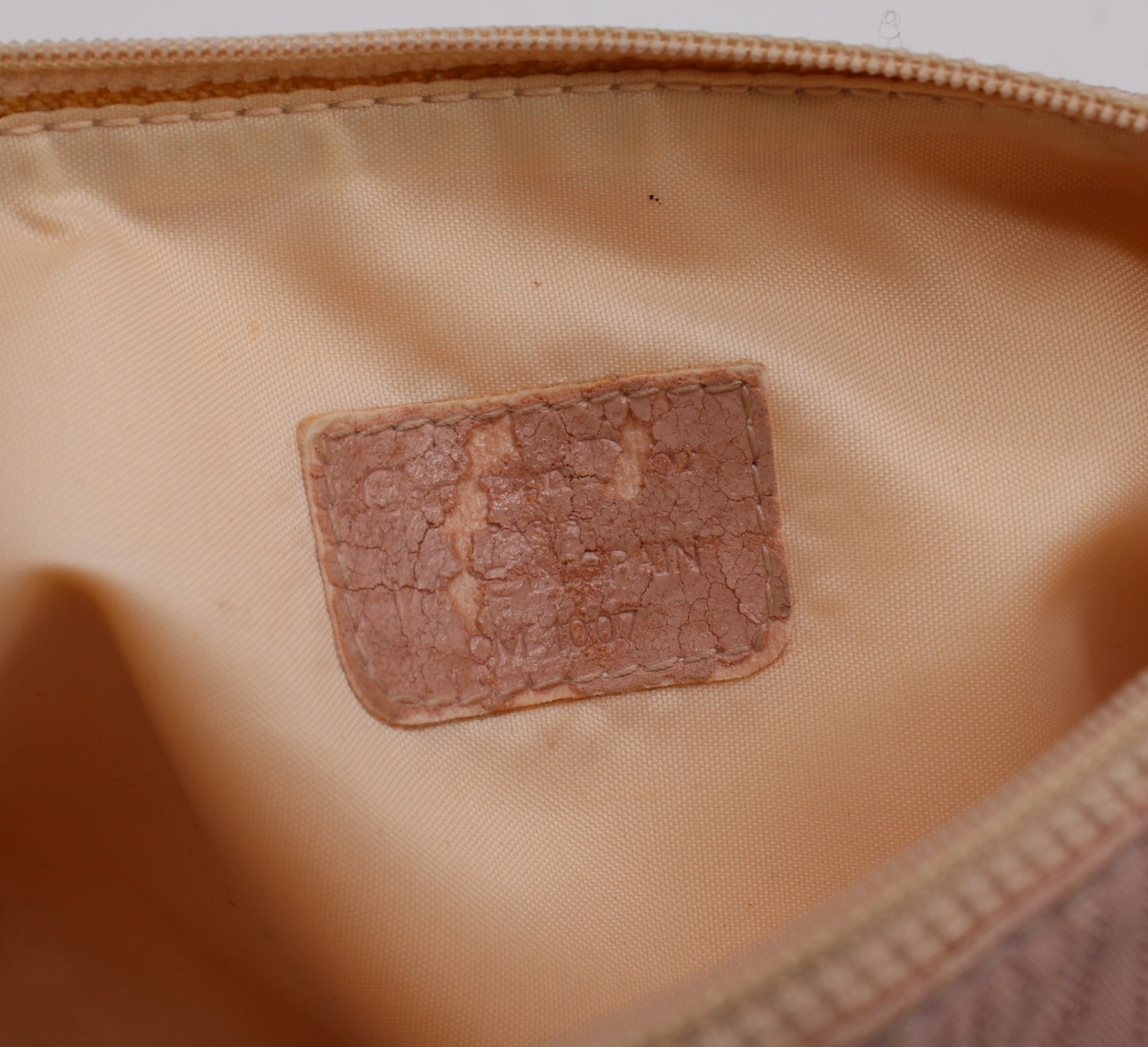 Christian Dior Pink Trotter Canvas Shoulder Bag