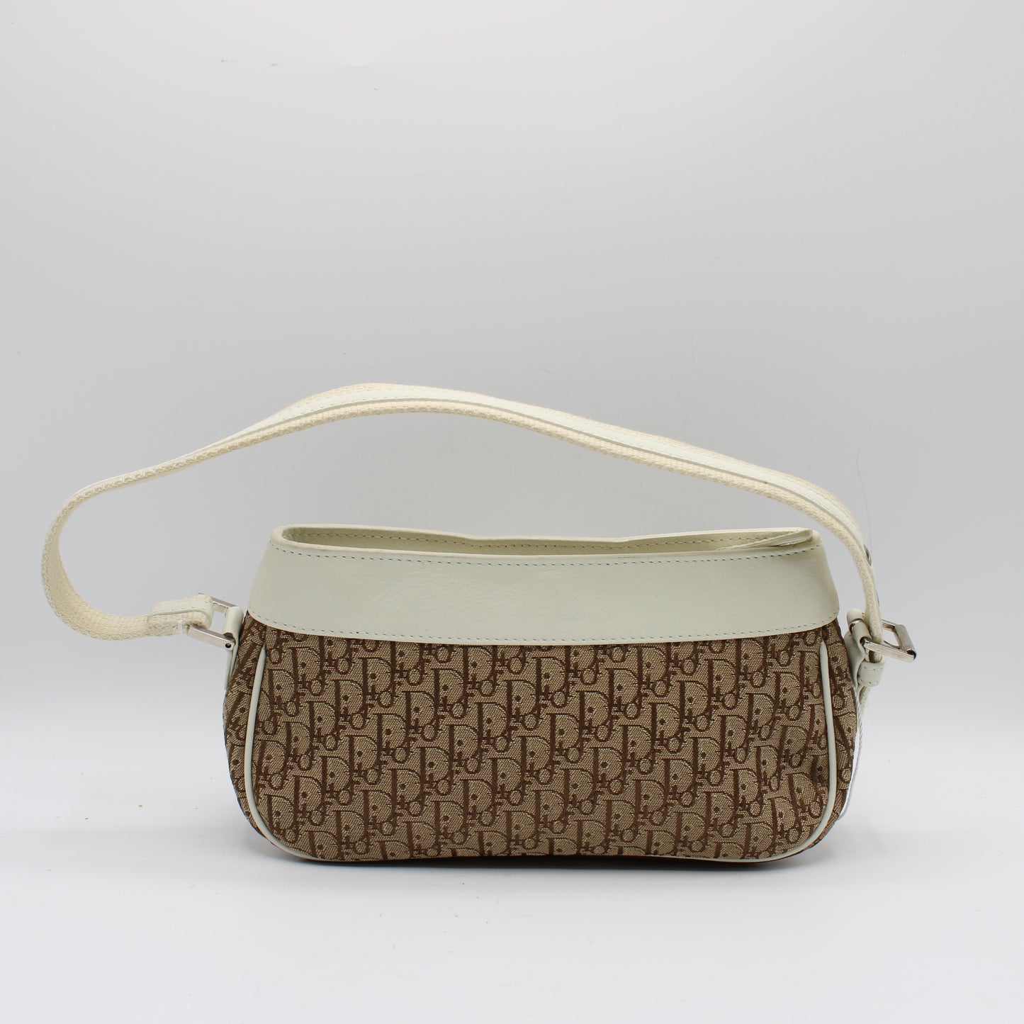 Christian Dior Brown Monogram Canvas Mini Shoulder Bag