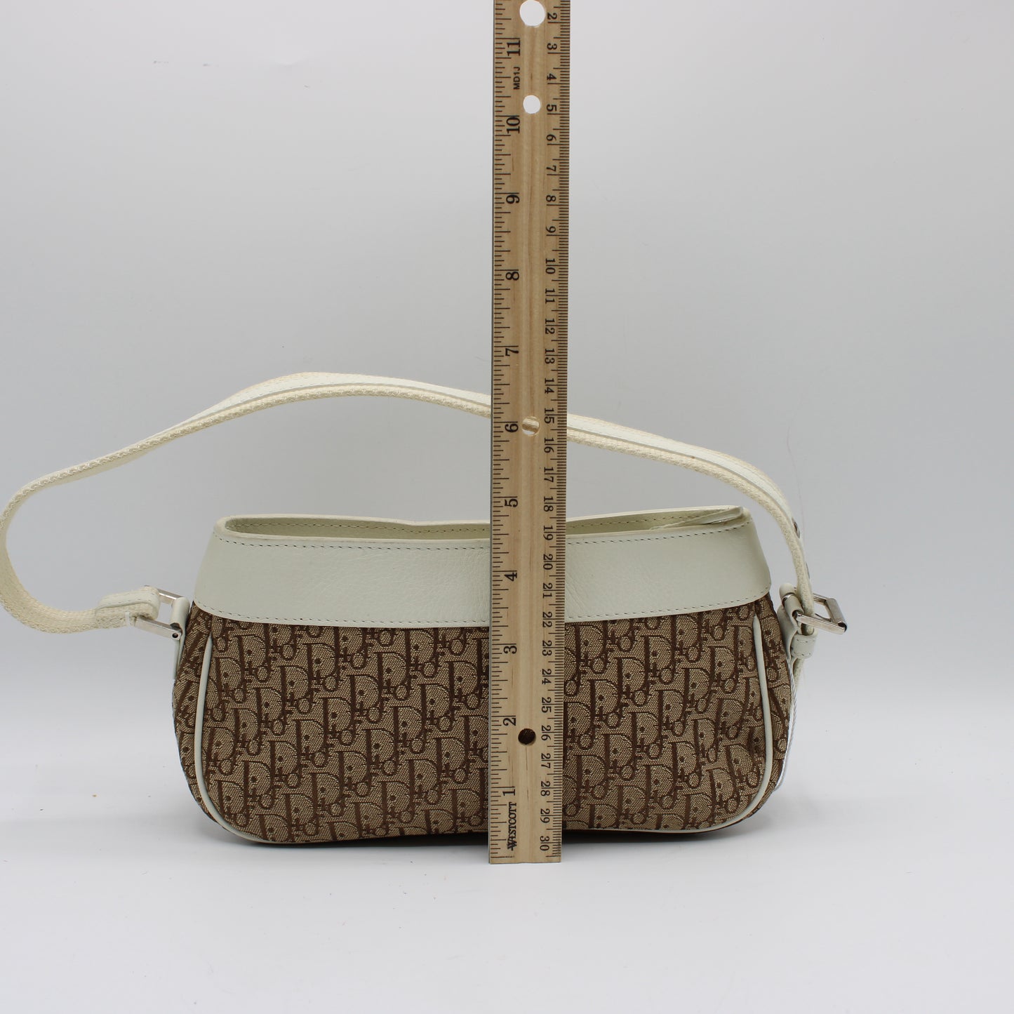 Christian Dior Brown Monogram Canvas Mini Shoulder Bag