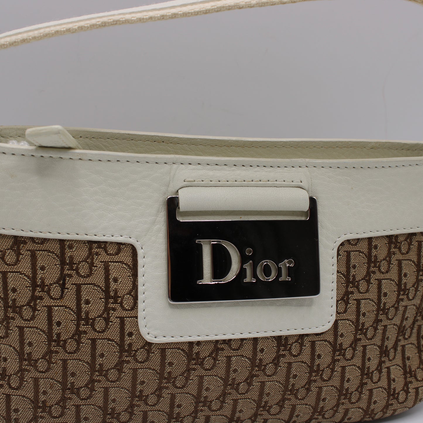 Christian Dior Brown Monogram Canvas Mini Shoulder Bag