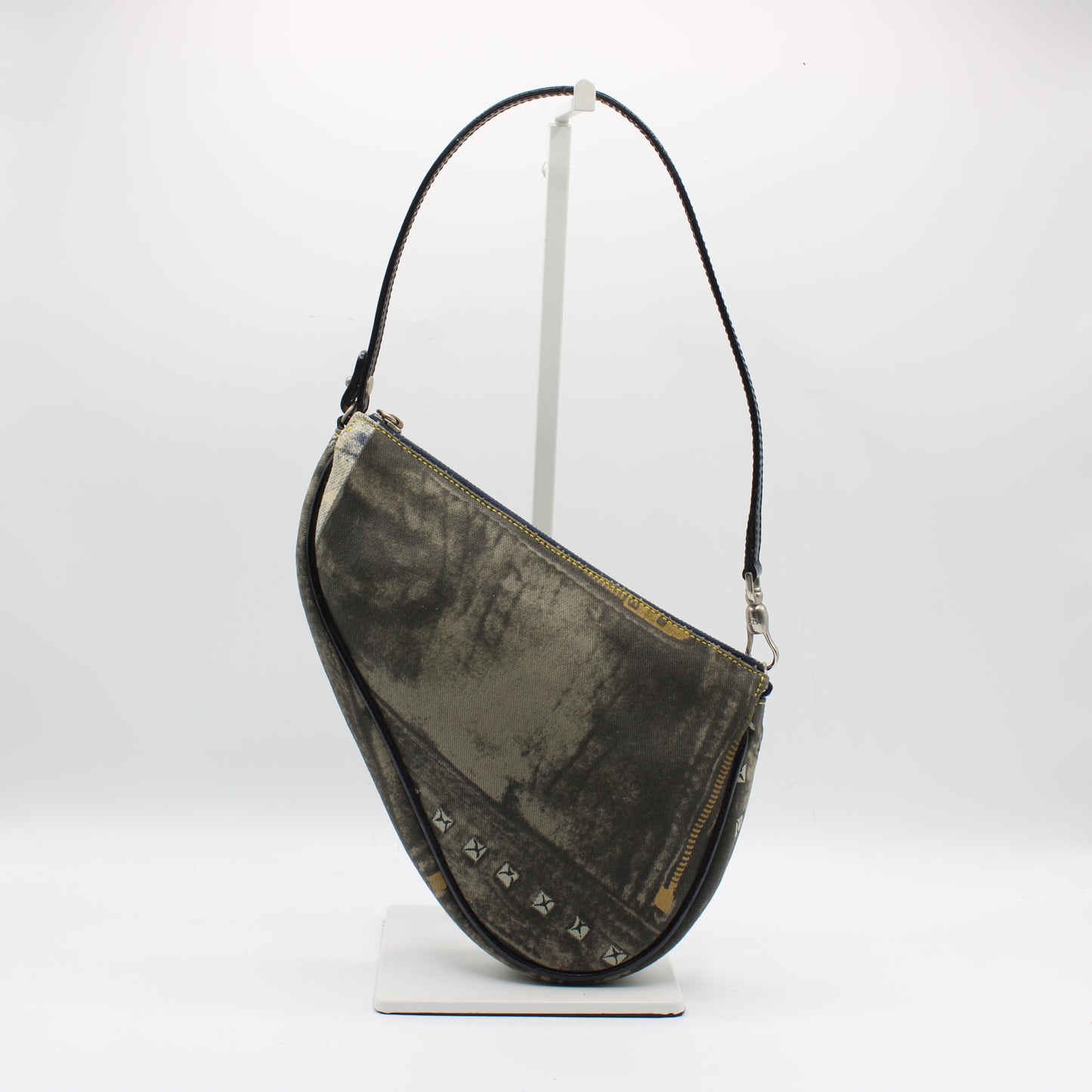 Christian Dior Denim Miss Diorella Saddle Bag