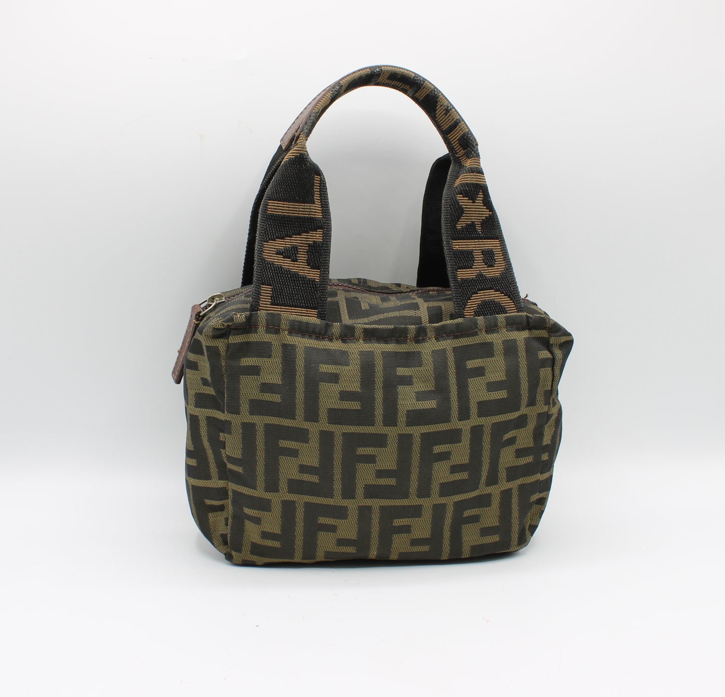 Fendi Brown Zucca Canvas Mini Handbag