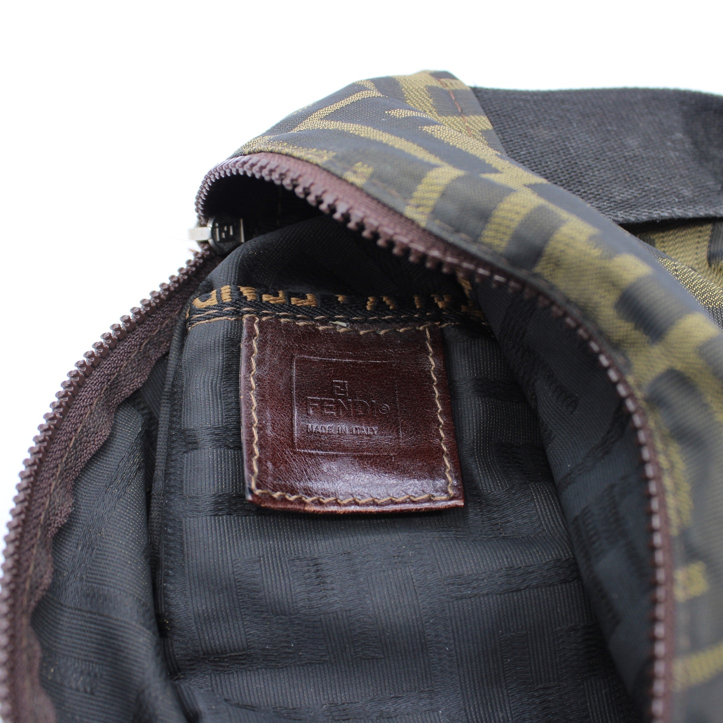 Fendi Brown Zucca Canvas Mini Handbag