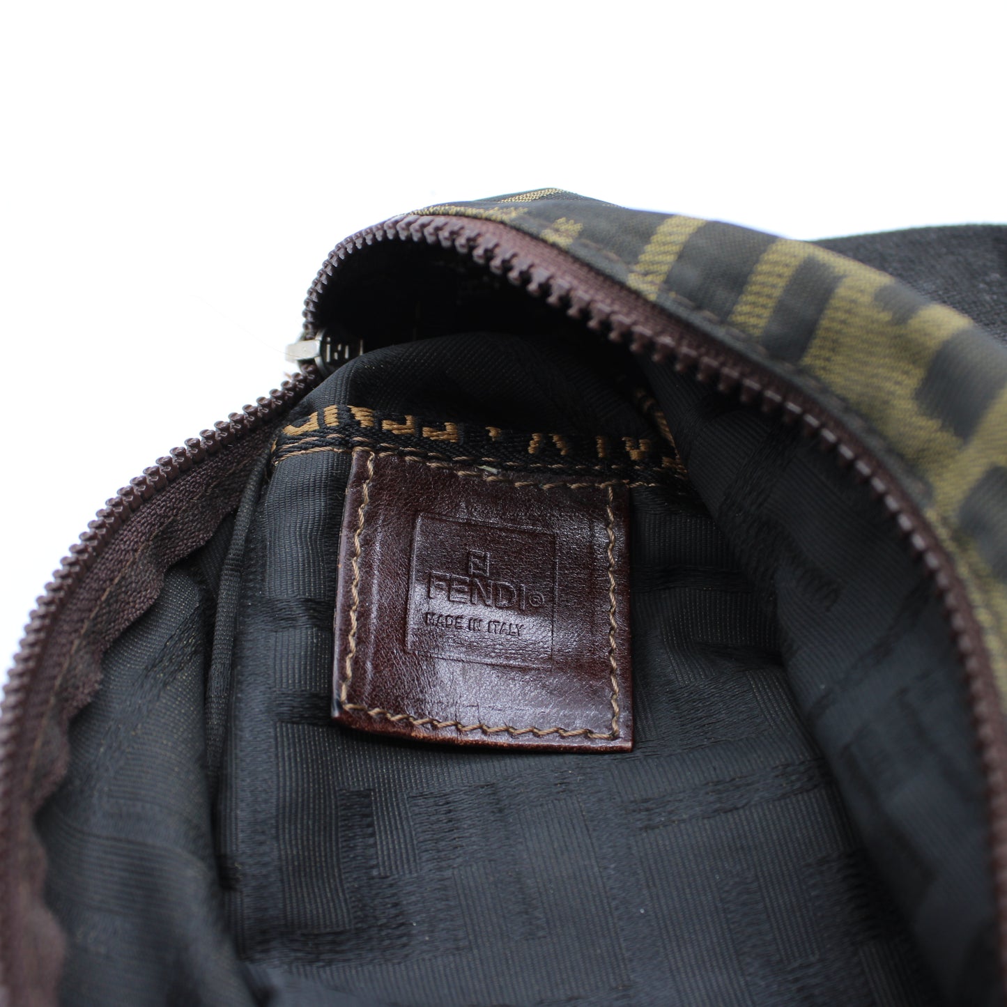 Fendi Brown Zucca Canvas Mini Handbag