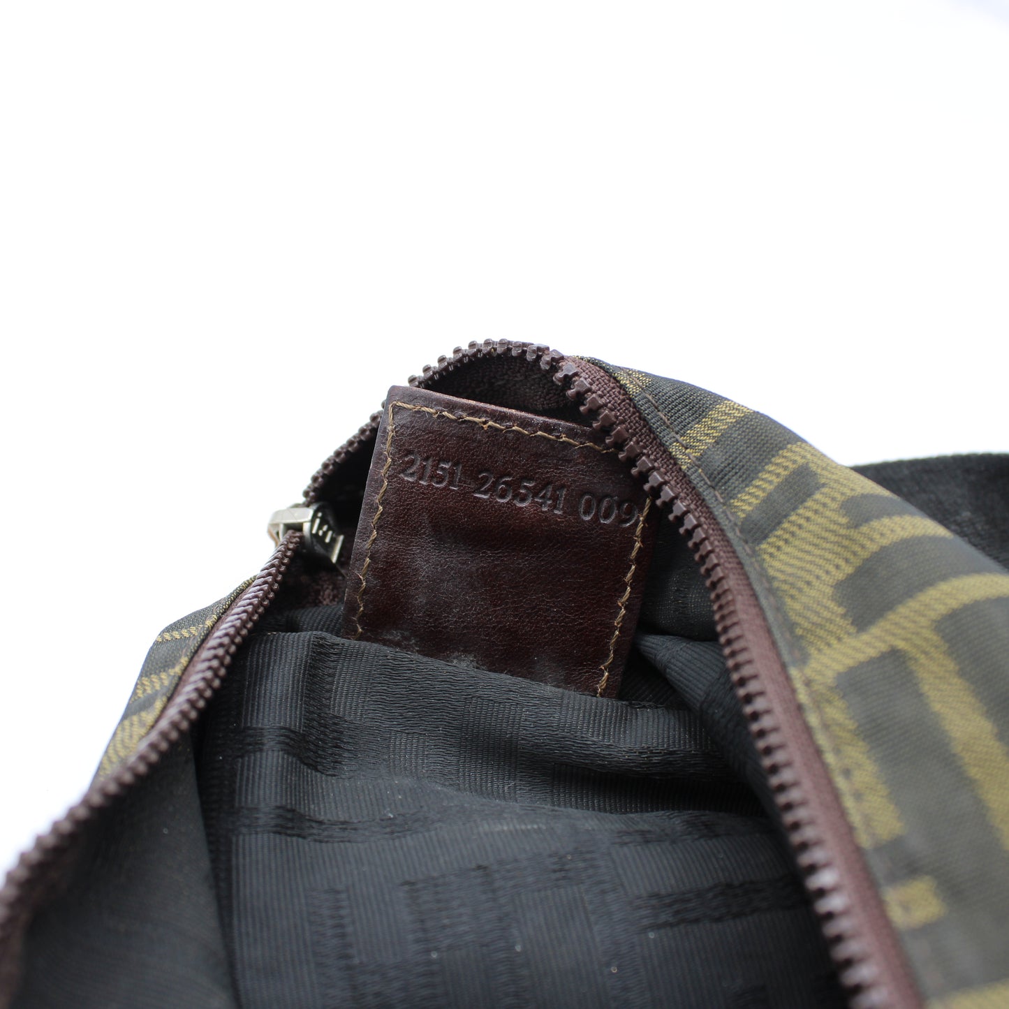 Fendi Brown Zucca Canvas Mini Handbag