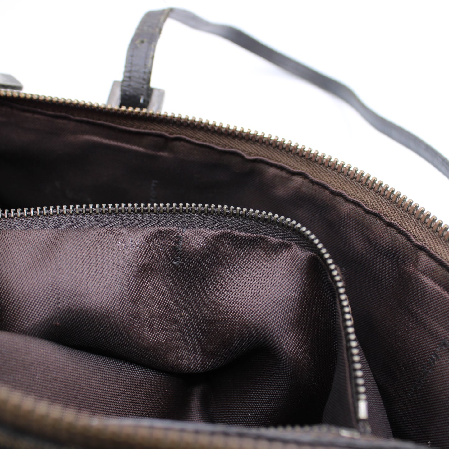 Fendi Brown Zucca Canvas Mini Rectangular Tote Bag