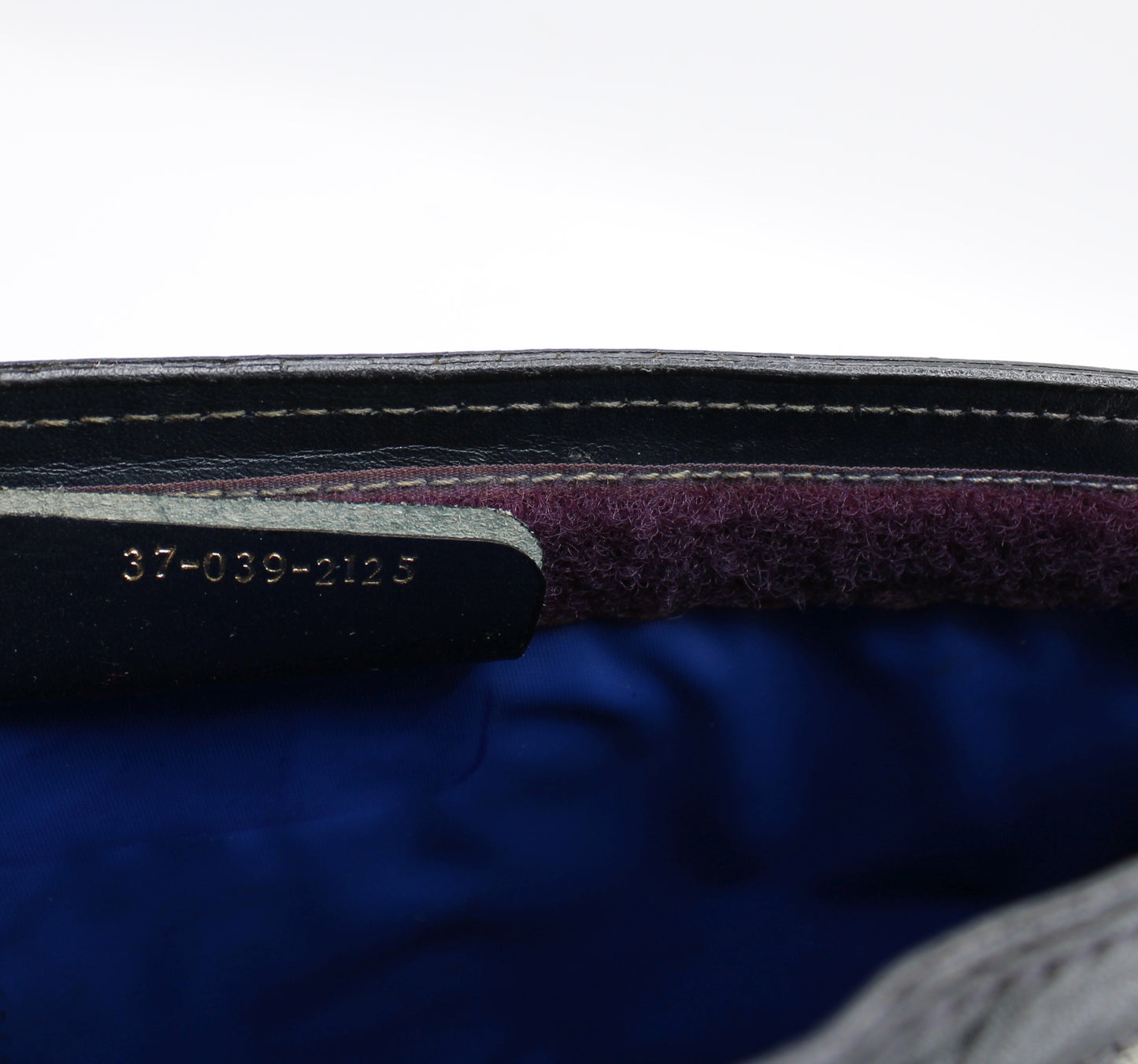 Gucci Navy GG Canvas Sherry Stripe Clutch