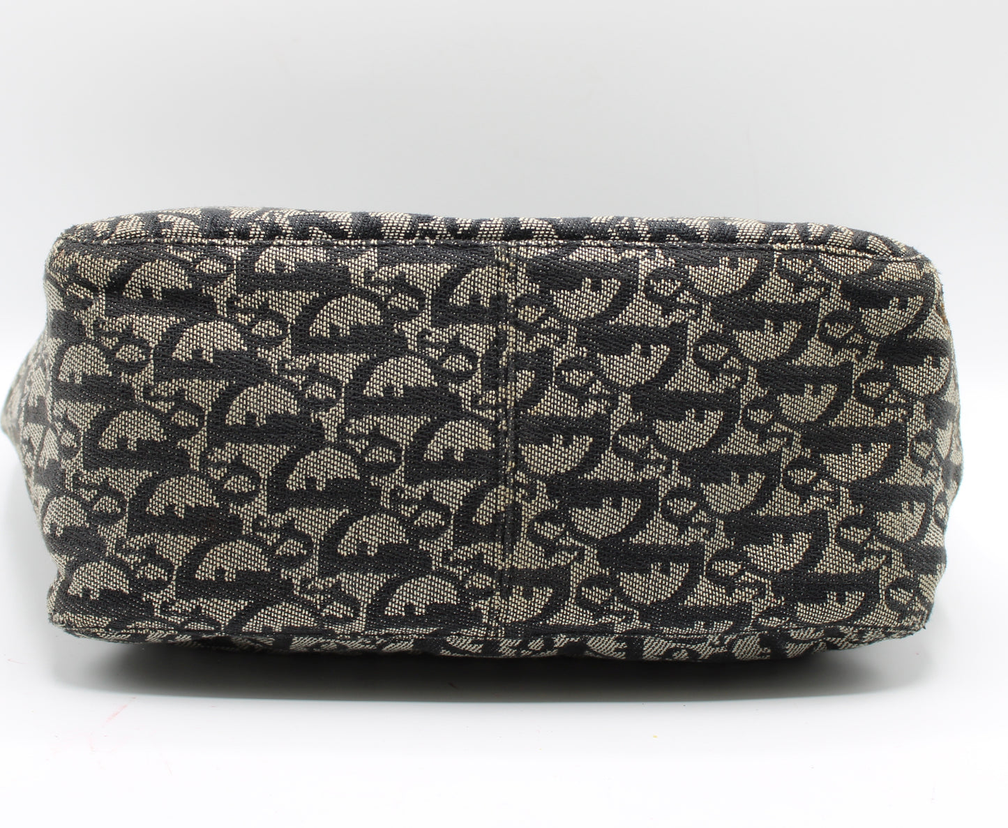 Christian Dior Navy Canvas Trotter Tote Bag