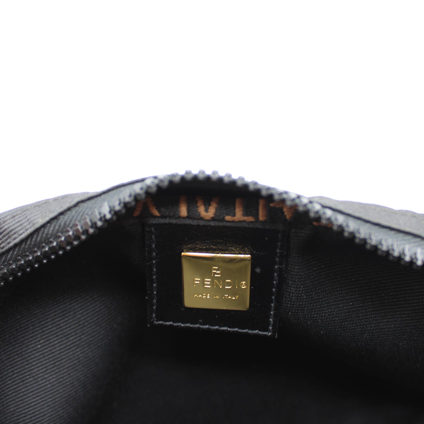 Fendi Roma Black 1925 Logo Crossbody Bag