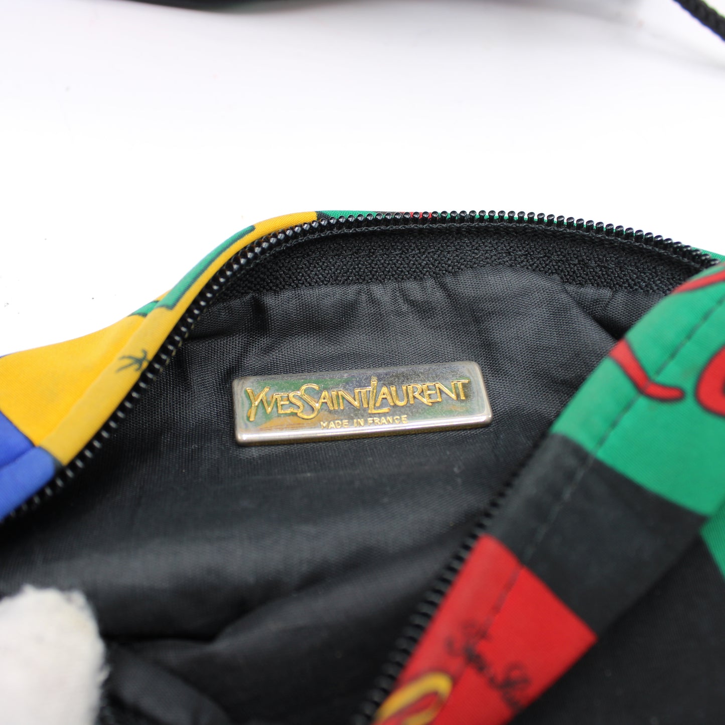 Yves Saint Laurent Multicolor Love Print Drawstring Backpack