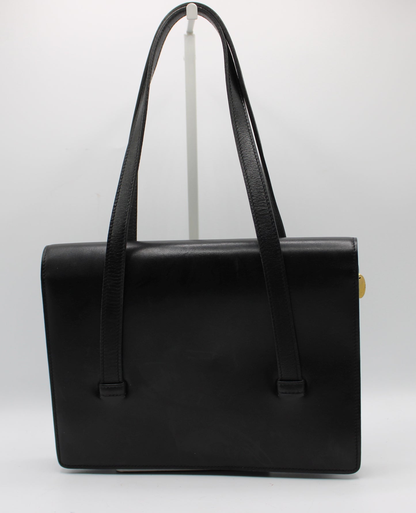 Christian Dior Black Leather Classic Shoulder Handbag