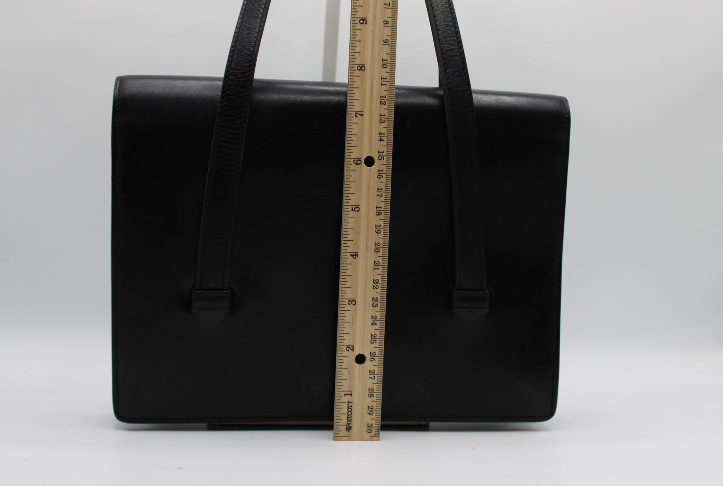 Christian Dior Black Leather Classic Shoulder Handbag