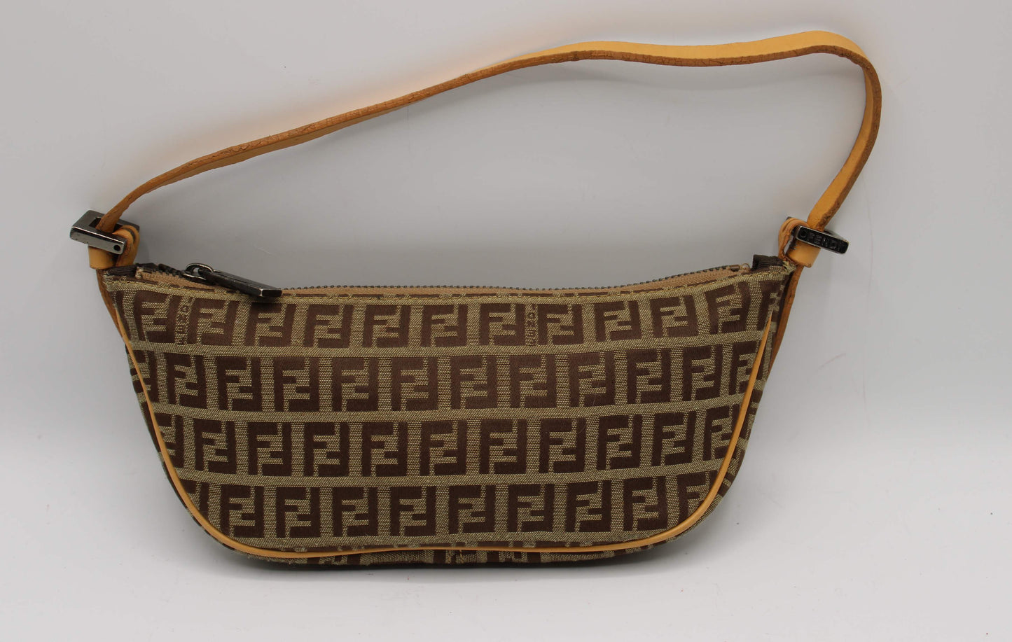 Fendi Zucca Zucchino Pochette Shoulder Bag
