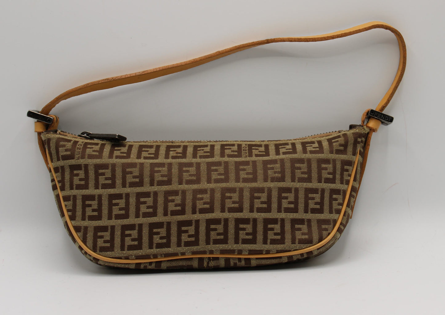 Fendi Zucca Zucchino Pochette Shoulder Bag