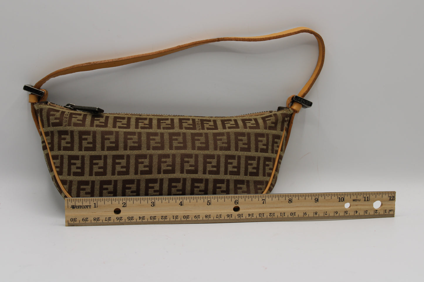 Fendi Zucca Zucchino Pochette Shoulder Bag