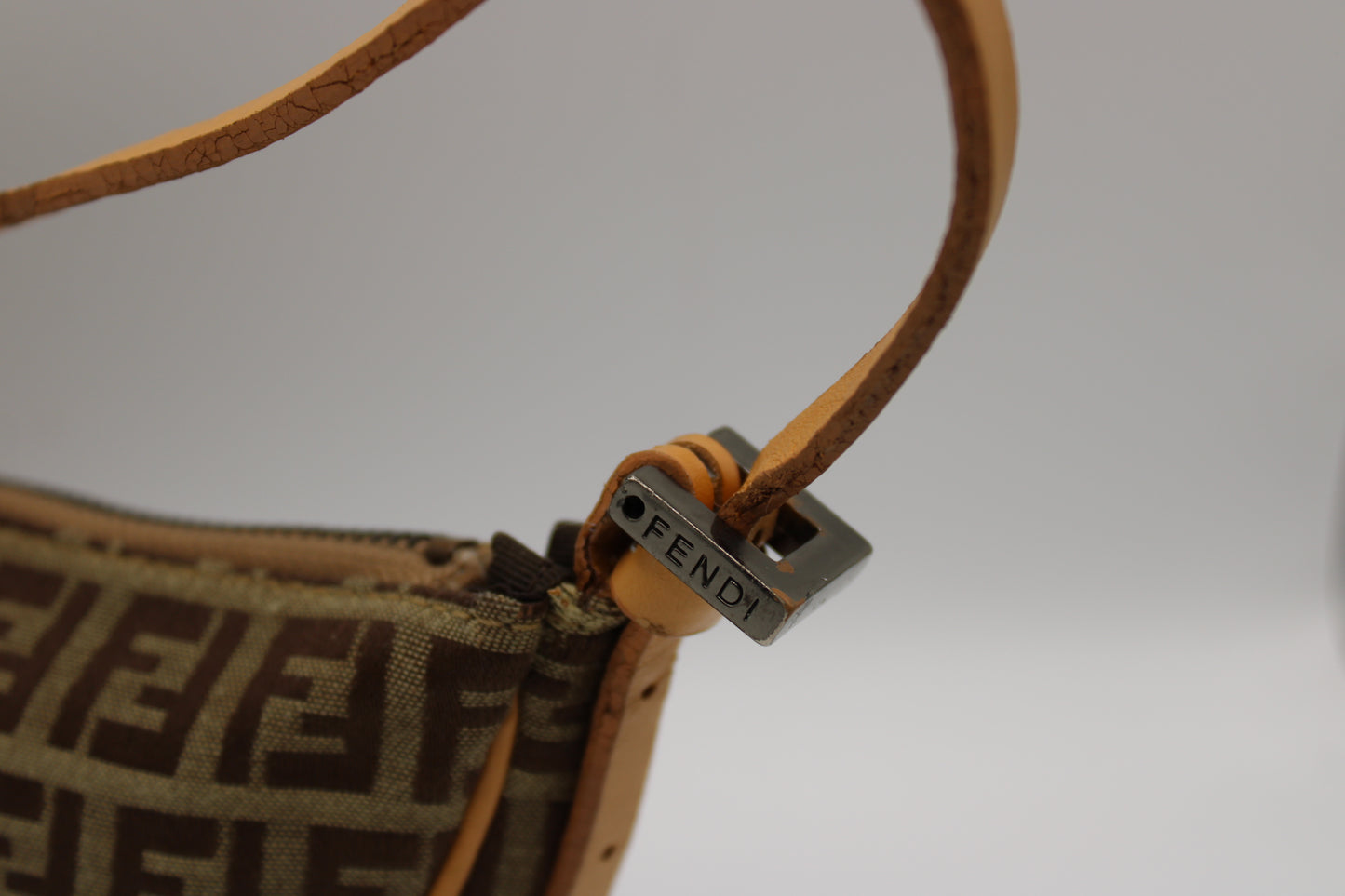 Fendi Zucca Zucchino Pochette Shoulder Bag