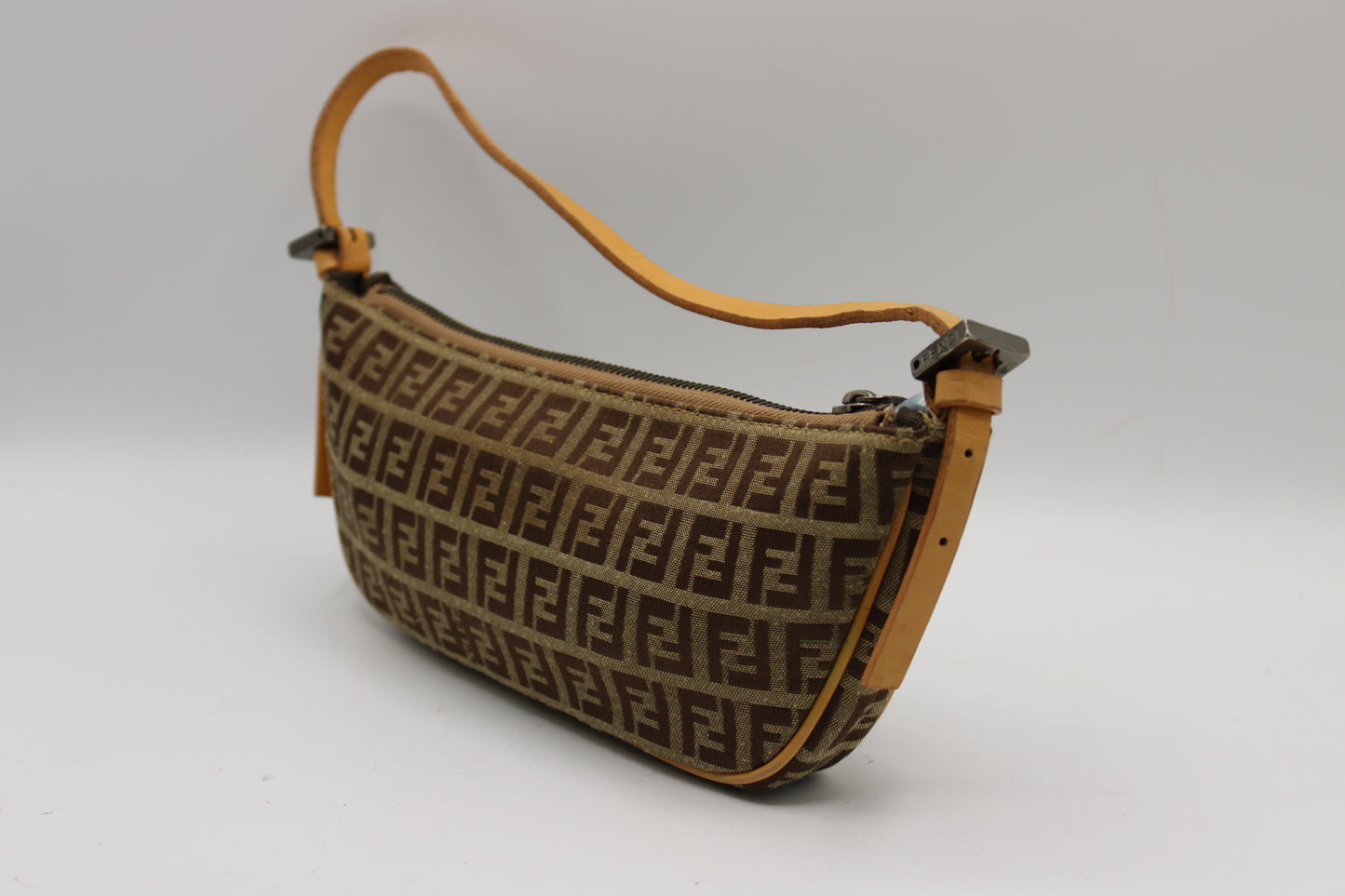 Fendi Zucca Zucchino Pochette Shoulder Bag