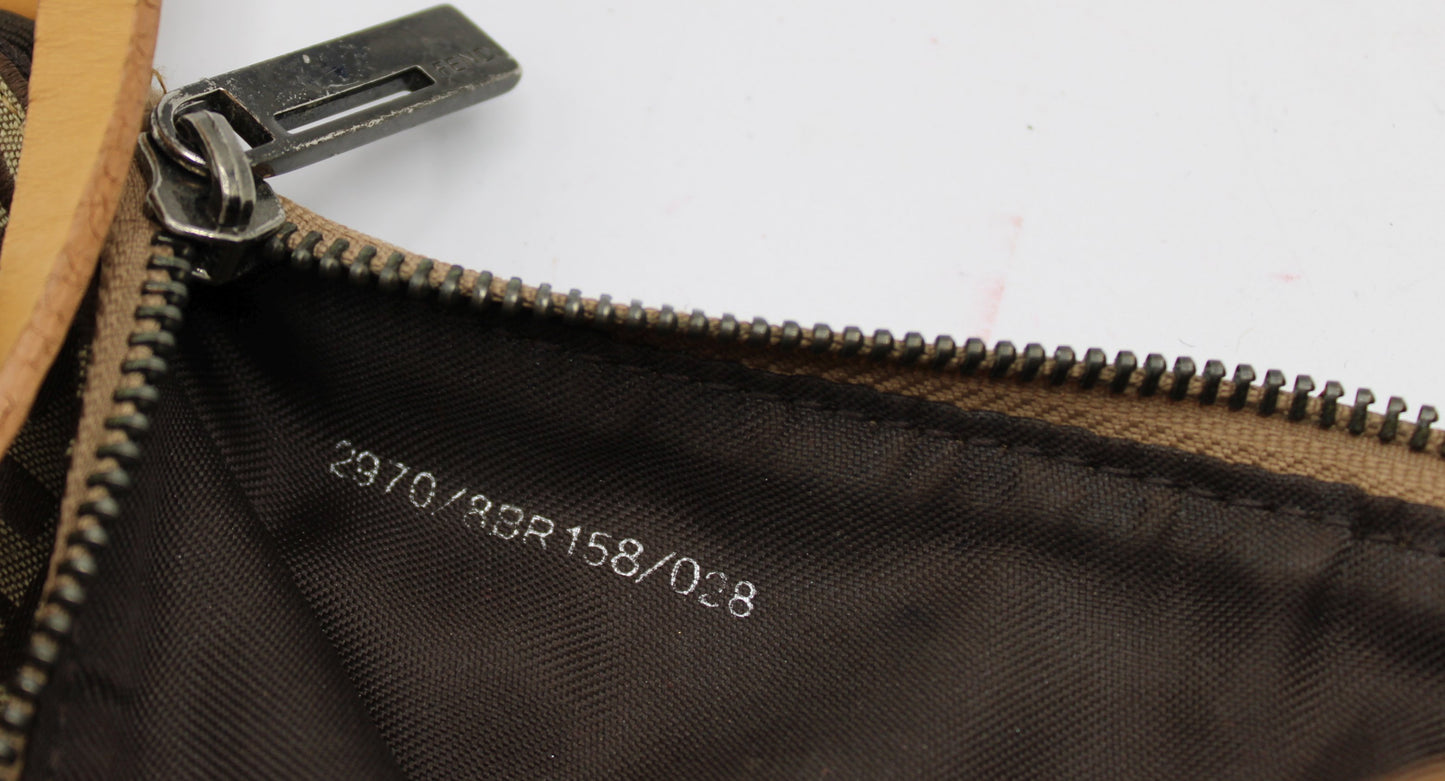 Fendi Zucca Zucchino Pochette Shoulder Bag