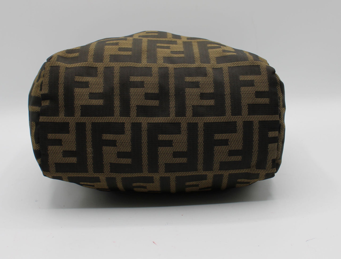 Fendi Brown Zucca Canvas Leather Mini Tote Bag