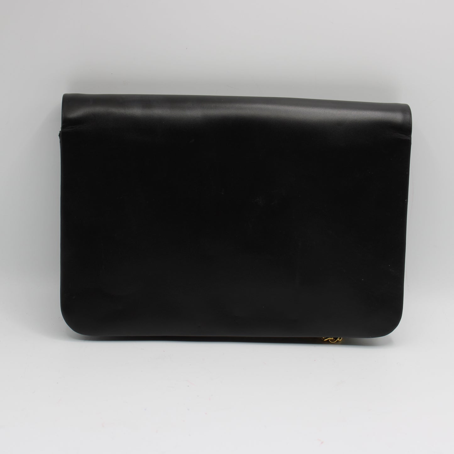 Christian Dior Black Leather Flap Chain Crossbody Shoulder Bag