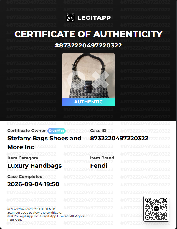 Fendi Brown Zucchino Zucca Double Compartment Baguette Bag
