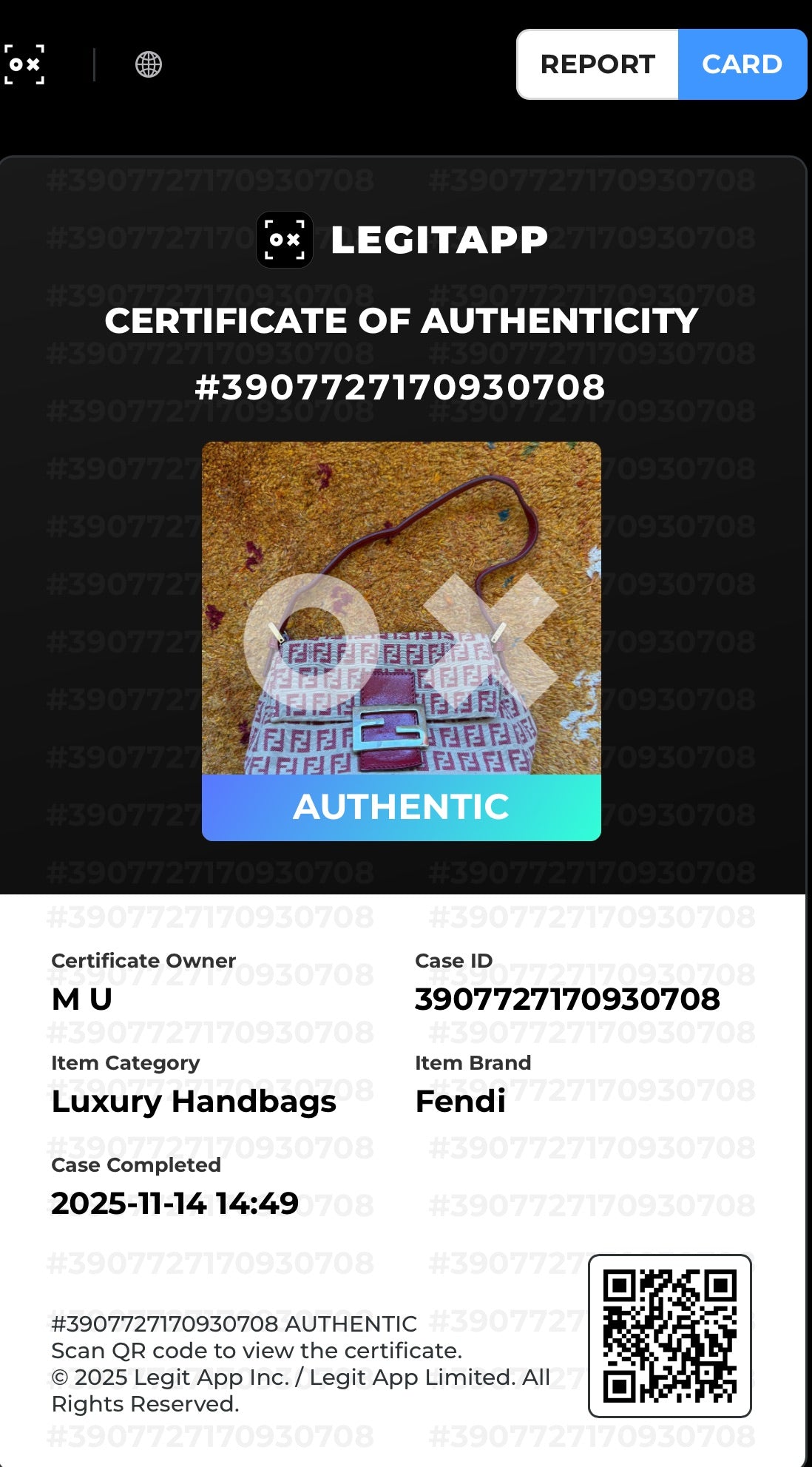 Fendi Red Zucca Canvas Baguette Mini Shoulder Bag