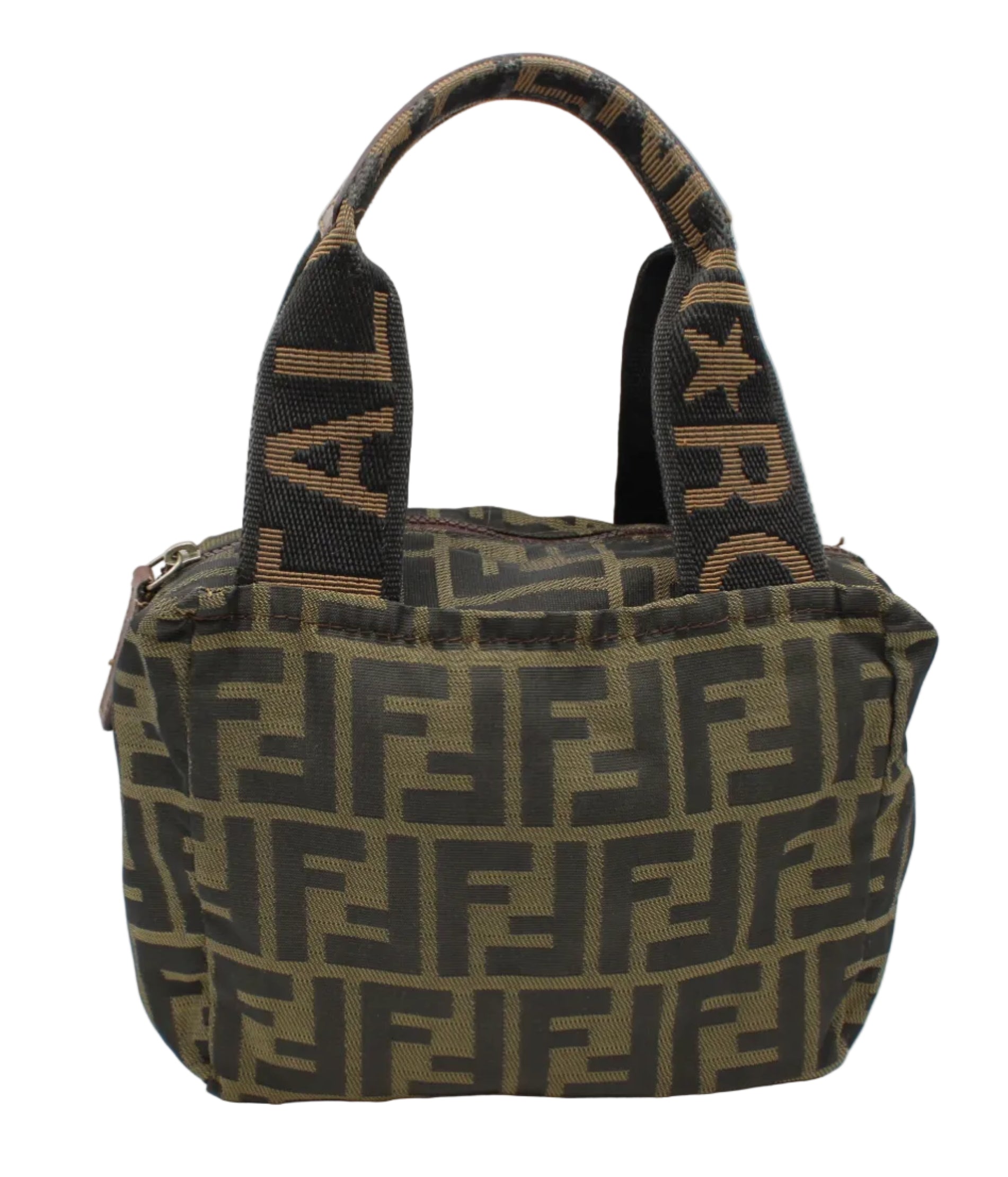 Fendi Brown Zucca Canvas Mini Handbag