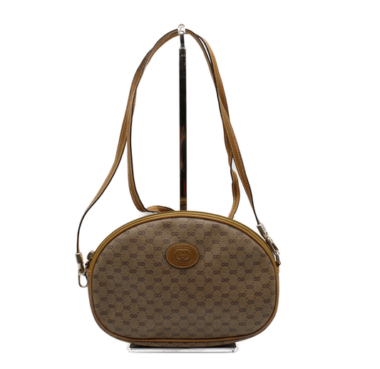 Gucci Bree Crossbody GG Brown Shoulder Bag Vintage