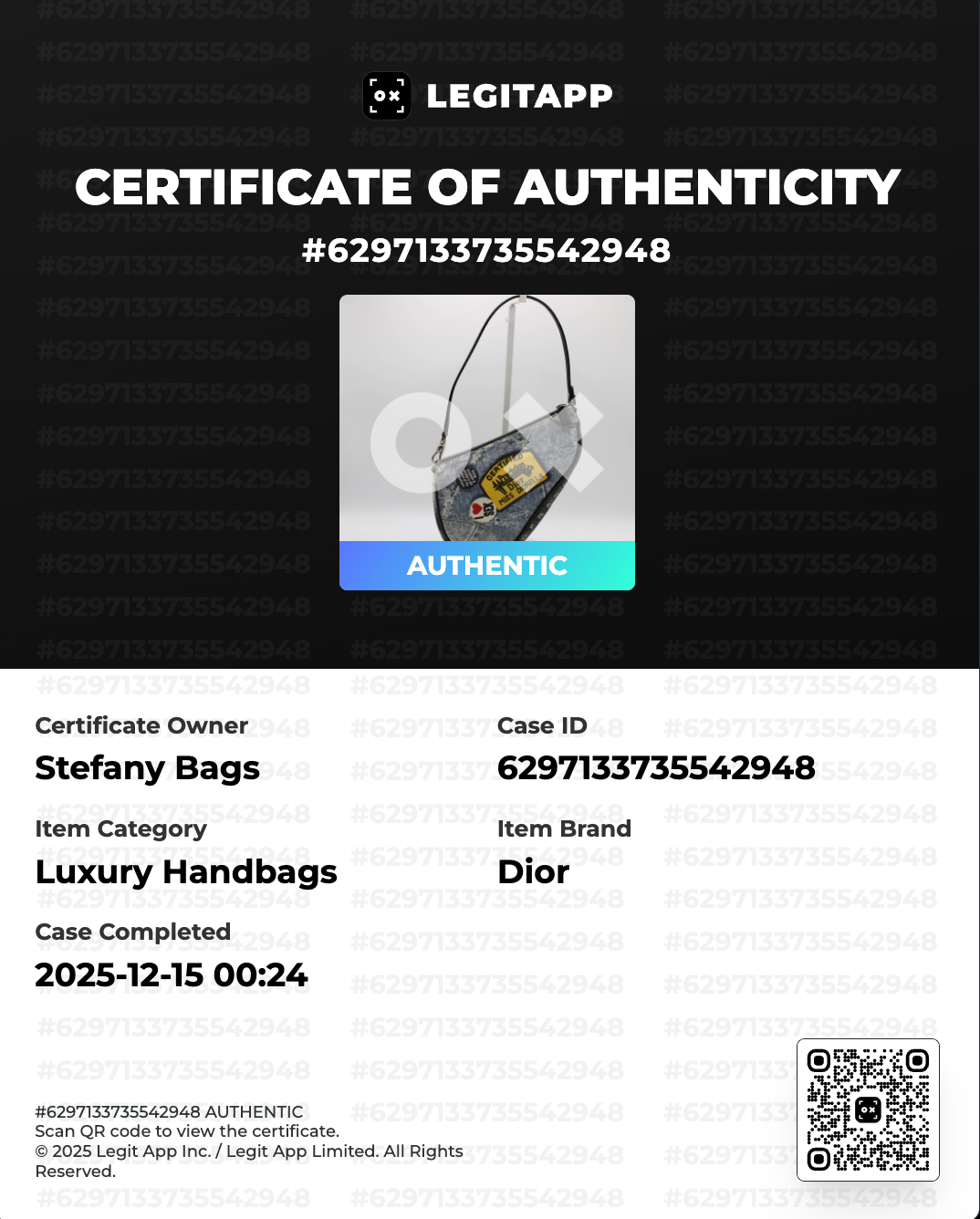 Christian Dior Denim Miss Diorella Saddle Bag