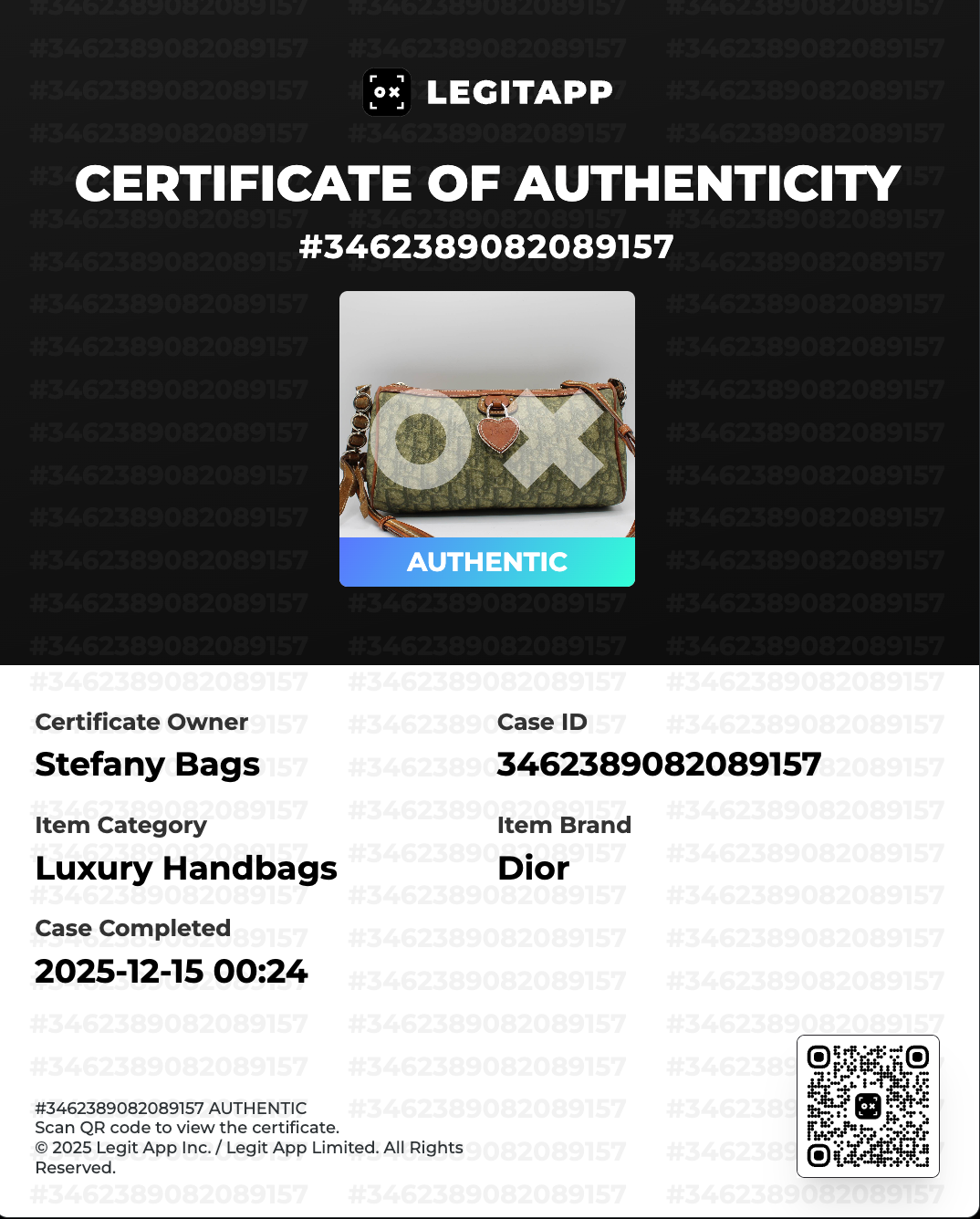 Christian Dior Khaki Canvas Leather Romantique Crossbody Bag